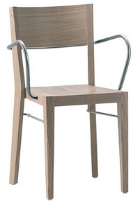 1422-Eiken - armstoel - Vervoort