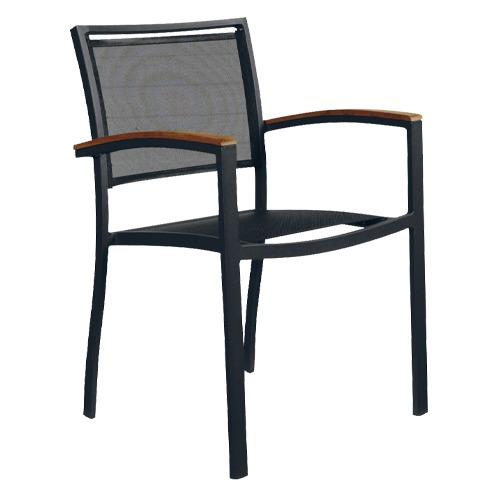 Cordoba A antraciet - terrasstoel - Vervoort