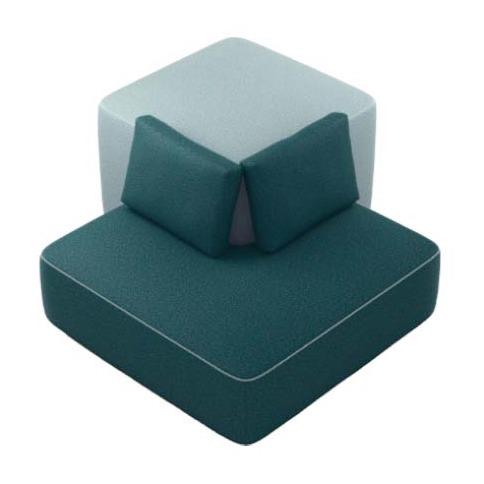 Pads 1400 0140 - Loungebank / wachtkamerbank - Vervoort