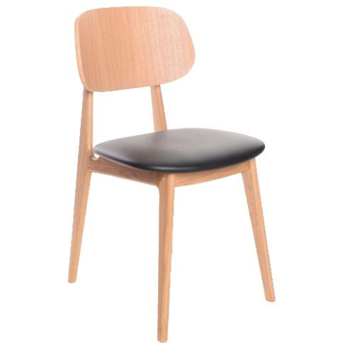 Braxton gestoffeerd - beuken stoel - Vervoort