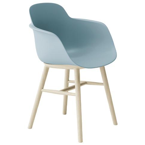 East wooden legs - eetkamer-/ vergaderstoel - Vervoort