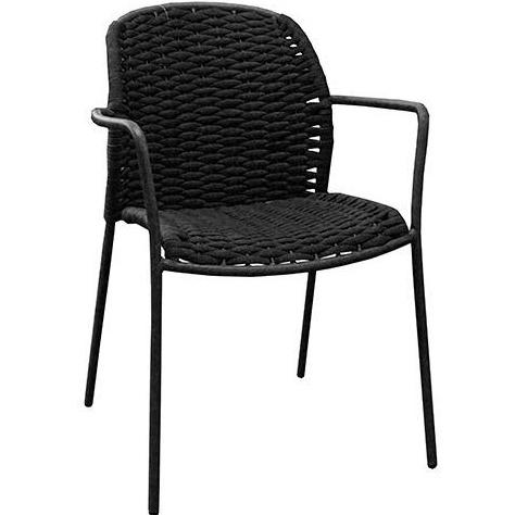 Cuba A antraciet- terrasstoel - Vervoort