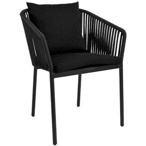 Spaghetti zwart - terrasstoel- Vervoort