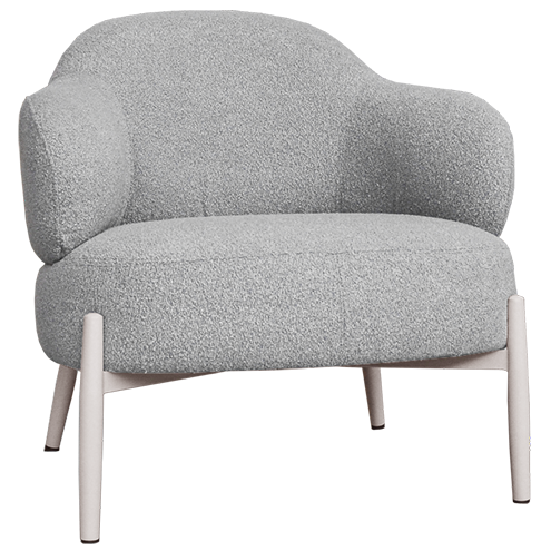 Rouen grijs - gestoffeerde fauteuil - Vervoort