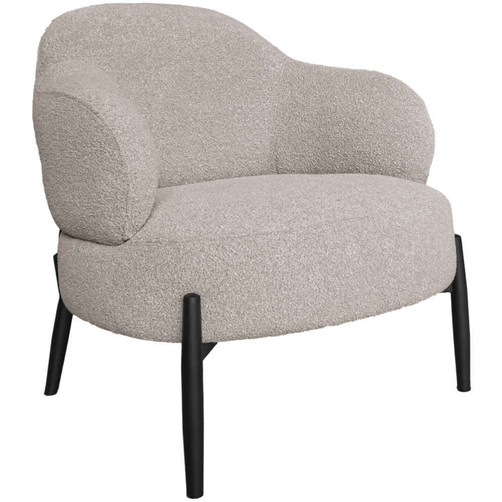 Rouen beige - gestoffeerde fauteuil - Vervoort.nl