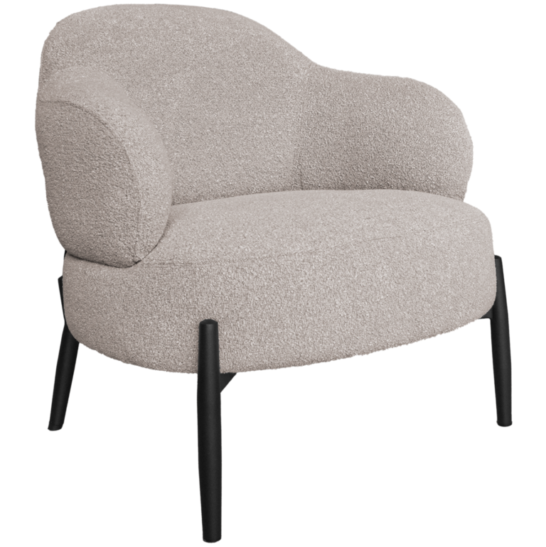 Rouen beige - gestoffeerde fauteuil - Vervoort.nl