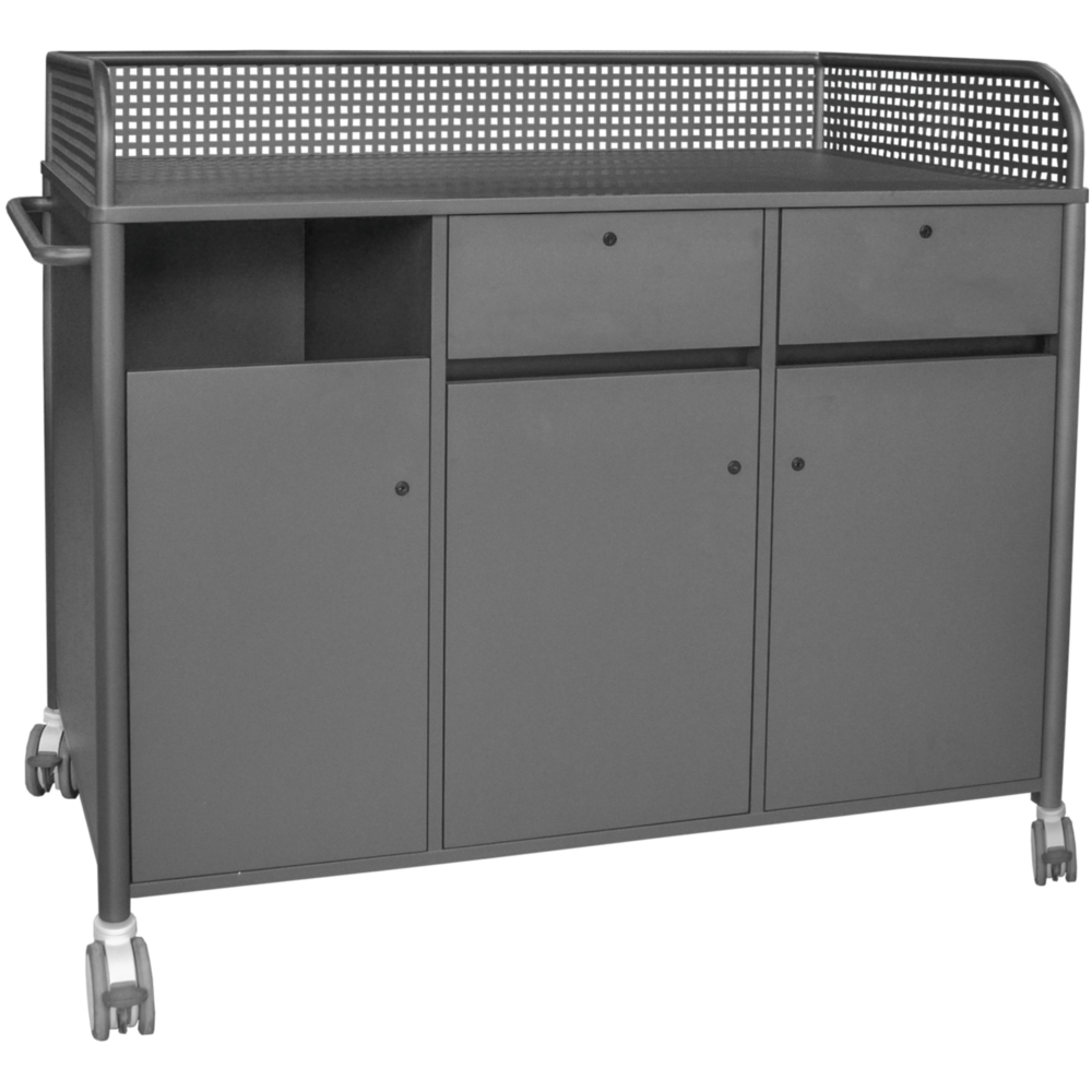 Service Trolley driedeurs - Accessoires - Vervoort.nl