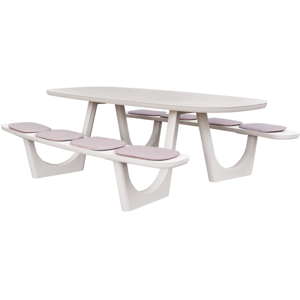 Clogs Picknick bank - keramieken top