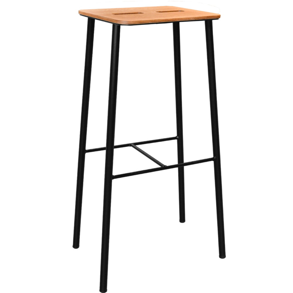 Salsa hoog hout - Krukken - Vervoort.nl